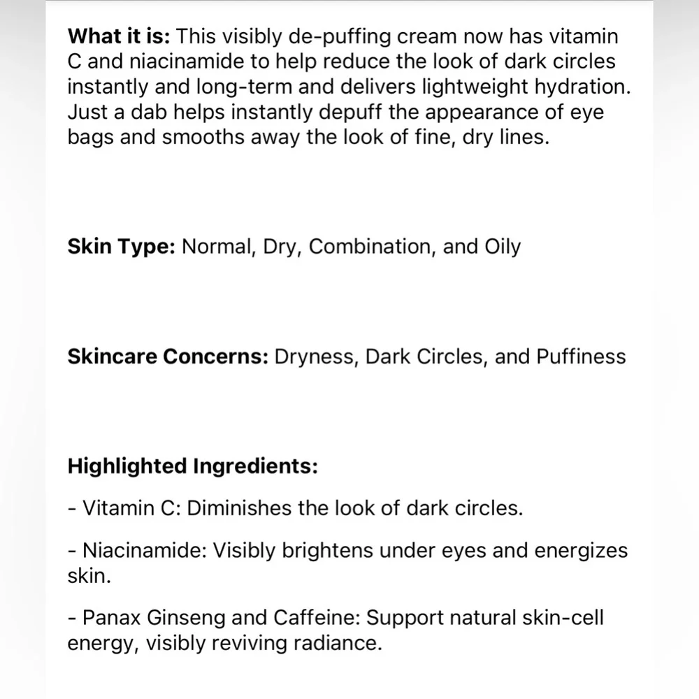 🌿 ORIGINS Ginzing™ Brightening Eye Cream - Cool - Picture 9 of 9